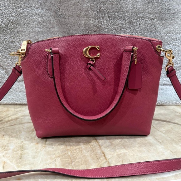 COACH Remi Satchel - Red brand new - Picture 1 of 16